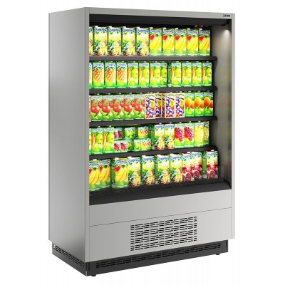 Горка холодильная Carboma FC20-07 VM 1,3-2 (9006-9005) версия 2.0 Горка холодильная Carboma FC20-07 VM 1,3-2 (9006-9005) версия 2.0