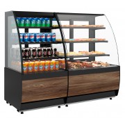 Кондитерская витрина Carboma K70 VM 0,9-1 LIGHT (версия 2.0) (9005)