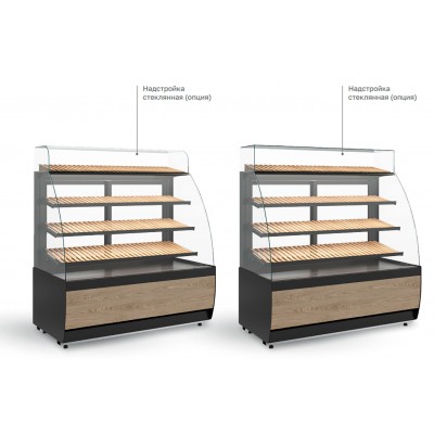 Кондитерская витрина Carboma K70 VM 1,3-1 LIGHT (версия 2.0) (9005) Кондитерская витрина Carboma K70 VM 1,3-1 LIGHT (версия 2.0) (9005)