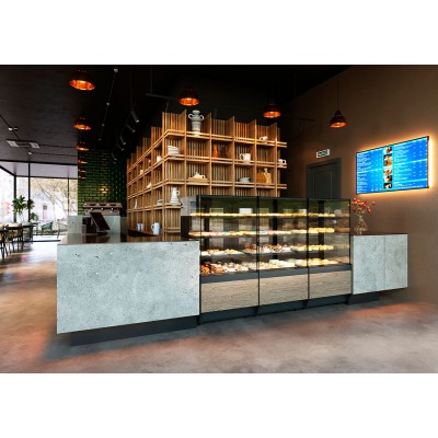 Кондитерская витрина Carboma KC70 VV 1,3-1 STANDARD (версия 2.0) (9005) Кондитерская витрина Carboma KC70 VV 1,3-1 STANDARD (версия 2.0) (9005)