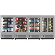 Холодильная горка Carboma FC20-07 VV 1,3-1 Standard (фронт X5, распашные двери)