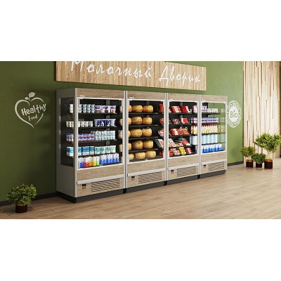 Холодильная горка Carboma FC20-07 VV 1,3-1 Standard (фронт X5, распашные двери) Холодильная горка Carboma FC20-07 VV 1,3-1 Standard (фронт X5, распашные двери)