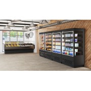 Холодильная горка Carboma FC20-07 VV 1,3-1 Standard (фронт X5, распашные двери)