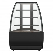 Кондитерская угловая витрина Carboma K70 VV-3 STANDARD (версия 2.0) (9005)