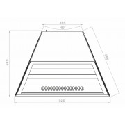 Кондитерская угловая витрина Carboma K70 VV-3 STANDARD (версия 2.0) (9005-0109)