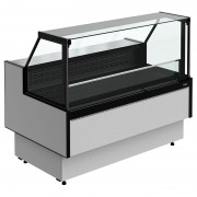 Морозильная витрина Carboma GC95 SL 1,25-1 с боковинами (версия 2.0) 9006-9005