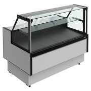 Холодильная витрина Carboma GC95 SV 1,5-1 с боковинами (версия 2.0) 9006-9005