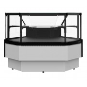 Холодильная витрина Carboma GC95 VM-5 -1 внешний угол с боковинами (версия 2.0) 9006-9005