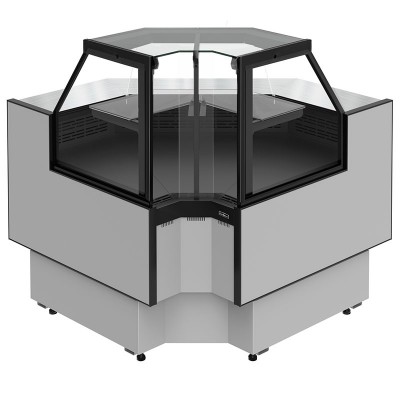 Холодильная витрина Carboma GC95 VM-6-1 внутренний угол с боковинами (версия 2.0) 9006-9005 Холодильная витрина Carboma GC95 VM-6-1 внутренний угол с боковинами (версия 2.0) 9006-9005