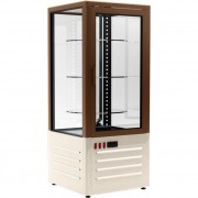 Холодильный кондитерский шкаф Carboma D4 VM 120-2 (R120Cвр) (1015-0102 (бежево-коричневый))