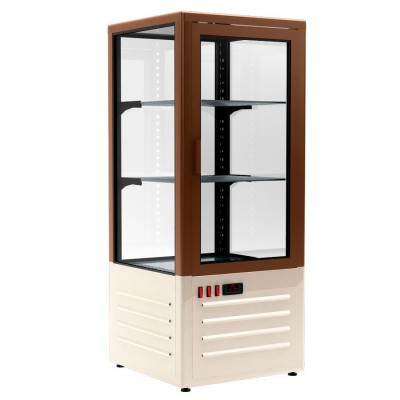 Холодильный кондитерский шкаф Carboma D4 VM 120-1 (R120C) (1015-0102 (бежево-коричневый)) Холодильный кондитерский шкаф Carboma D4 VM 120-1 (R120C) (1015-0102 (бежево-коричневый))