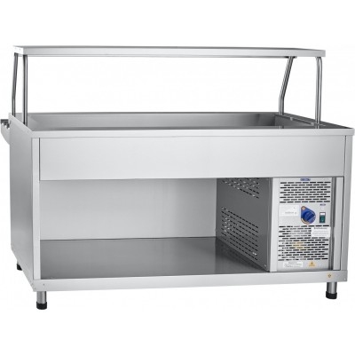 Прилавок холодильный Abat АСТА ПВВ(Н)-70КМ-03-НШ, вся нерж. Прилавок холодильный Abat АСТА ПВВ(Н)-70КМ-03-НШ, вся нерж.