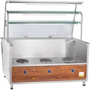 Мармит 1-х блюд Abat ПРЕМЬЕР ПМЭС-70Т-01, 3 полки