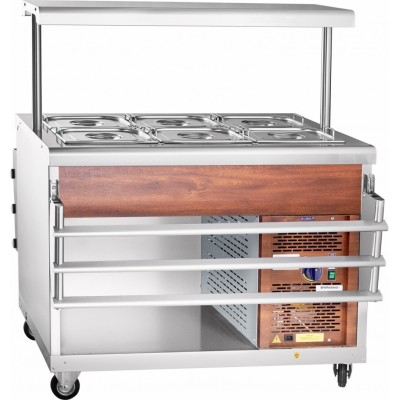 Прилавок холодильный Abat ПВВ(Н)-70ПМ-НШ откр., полка с подсветкой, кашир. Прилавок холодильный Abat ПВВ(Н)-70ПМ-НШ откр., полка с подсветкой, кашир.