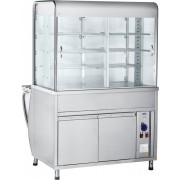 Прилавок-витрина тепловой Abat ПАТША ПВТ-70М, закрытая витрина