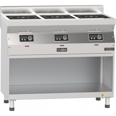 Плита индукционная 3-х конфорочная Abat КИП-35Н-5,0 Плита индукционная 3-х конфорочная Abat КИП-35Н-5,0