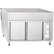 Прилавок для горячих напитков Abat ПРЕМЬЕР ПГН-70Т-02, без полок, вся нерж.