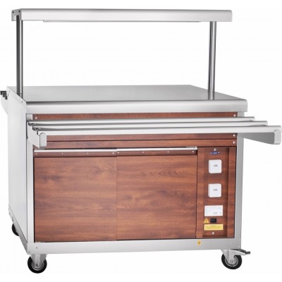 Прилавок для горячих напитков Abat передвижная ПГН-70ПМ, полка с подсветкой, откр., кашир. Прилавок для горячих напитков Abat передвижная ПГН-70ПМ, полка с подсветкой, откр., кашир.