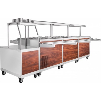 Прилавок холодильный Abat ПВВ(Н)-70ПМ-НШ откр., полка с подсветкой, кашир. Прилавок холодильный Abat ПВВ(Н)-70ПМ-НШ откр., полка с подсветкой, кашир.