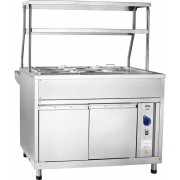 Мармит 2-х блюд Abat АСТА ЭМК-70КМ паровой, 2 подогреваемые полки, столешница нерж.