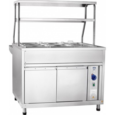 Мармит 2-х блюд Abat АСТА ЭМК-70КМ паровой, 2 подогреваемые полки, столешница нерж. Мармит 2-х блюд Abat АСТА ЭМК-70КМ паровой, 2 подогреваемые полки, столешница нерж.