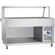 Прилавок холодильный Abat АСТА ПВВ(Н)-70КМ-01-НШ, 2 полки, столешница нерж.