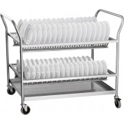 Тележка для сушки тарелок Abat ТСТ-100-4 140 тарелок, вся нерж.