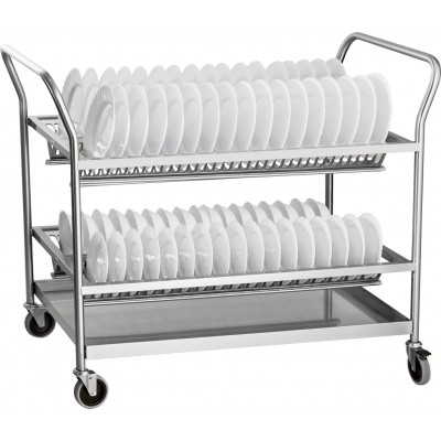 Тележка для сушки тарелок Abat ТСТ-100-4 140 тарелок, вся нерж. Тележка для сушки тарелок Abat ТСТ-100-4 140 тарелок, вся нерж.