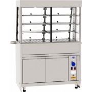 Прилавок-витрина тепловой Abat Hot line ПВТ-70Х, 1120 мм, съемный нерж. фасад