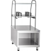 Прилавок для столовых приборов Abat АСТА ПСПХ-70КМ, столешница нерж.