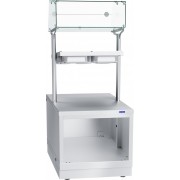 Прилавок для столовых приборов и подносов Abat Hot line ПСПХ-70Х, вся нерж.