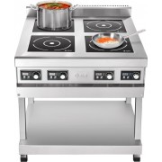 Плита индукционная 4-х конфорочная Abat КИП-49П-3,5-01 нерж. сталь