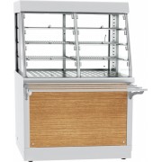 Прилавок-витрина тепловой Abat Hot line ПВТ-70Х, 1120 мм, съемный нерж. фасад