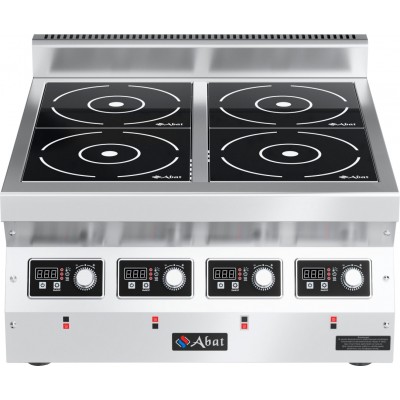 Плита индукционная 4-х конфорочная Abat КИП-47Н-5,0 Плита индукционная 4-х конфорочная Abat КИП-47Н-5,0
