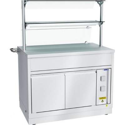 Прилавок для горячих напитков Abat Hot line ПГН-70Х-04, 2 стеклянные полки, вся нерж. Прилавок для горячих напитков Abat Hot line ПГН-70Х-04, 2 стеклянные полки, вся нерж.