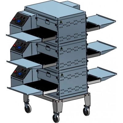 Подставка Abat ПП-400-01 для печи ПЭК-400 на 3 яруса Подставка Abat ПП-400-01 для печи ПЭК-400 на 3 яруса