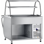 Прилавок холодильный Abat ПАТША ПВВ(Н)-70М-НШ открытый, 1 полка