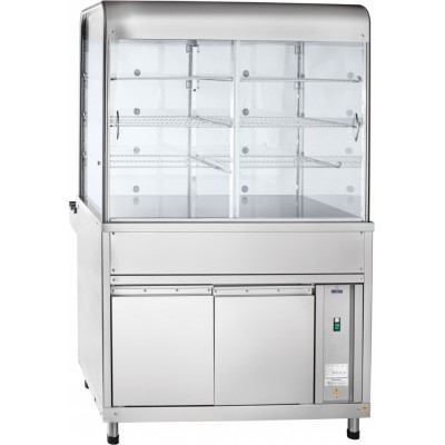 Прилавок-витрина нейтральная Abat АСТА ПВН-70КМ, 3 полки, вся нерж. Прилавок-витрина нейтральная Abat АСТА ПВН-70КМ, 3 полки, вся нерж.