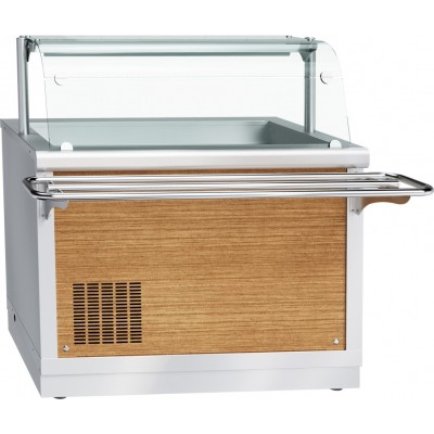 Прилавок холодильный Abat Hot line ПВВ(Н)-70Х-НШ открытый, 1 стеклянная полка, съемный нерж. фасад Прилавок холодильный Abat Hot line ПВВ(Н)-70Х-НШ открытый, 1 стеклянная полка, съемный нерж. фасад