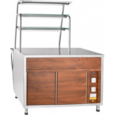 Прилавок для горячих напитков Abat ПРЕМЬЕР ПГН-70Т, 3 полки, кашир. Прилавок для горячих напитков Abat ПРЕМЬЕР ПГН-70Т, 3 полки, кашир.