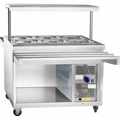 Прилавок холодильный Abat ПВВ(Н)-70ПМ-НШ откр., полка с подсветкой, кашир. Прилавок холодильный Abat ПВВ(Н)-70ПМ-НШ откр., полка с подсветкой, кашир.