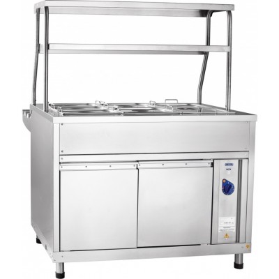 Мармит 2-х блюд Abat АСТА ПМЭС-70КМ-60, 2 полки, столешница нерж. Мармит 2-х блюд Abat АСТА ПМЭС-70КМ-60, 2 полки, столешница нерж.