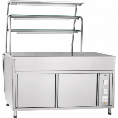 Прилавок для горячих напитков Abat ПРЕМЬЕР ПГН-70Т-01, 3 полки, вся нерж. Прилавок для горячих напитков Abat ПРЕМЬЕР ПГН-70Т-01, 3 полки, вся нерж.