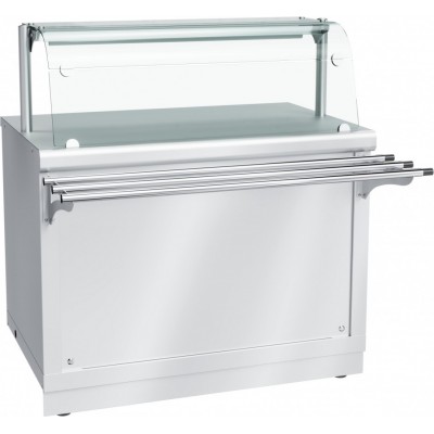 Прилавок для горячих напитков Abat Hot line ПГН-70Х-02, 1 стеклянная полка, вся нерж. Прилавок для горячих напитков Abat Hot line ПГН-70Х-02, 1 стеклянная полка, вся нерж.