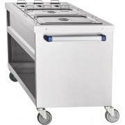 Электрический мармит Abat передвижная серия ЭМП-70, полка с бортом