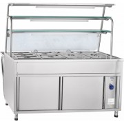 Мармит 2-х блюд Abat ПРЕМЬЕР ЭМК-70Т-01 паровой, 3 полки