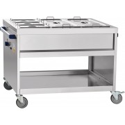 Электрический мармит Abat передвижная серия ЭМП-70, полка с бортом