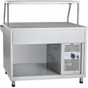 Прилавок холодильный Abat АСТА ПВВ(Н)-70КМ-НШ открытый, 1 полка, кашир.