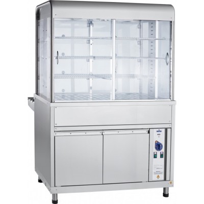 Прилавок-витрина тепловой Abat АСТА ПВТ-70КМ, закрытая витрина, столешница нерж. Прилавок-витрина тепловой Abat АСТА ПВТ-70КМ, закрытая витрина, столешница нерж.