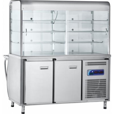 Прилавок-витрина холодильный Abat ПАТША ПВВ(Н)-70М-С-ОК саладэт закрыт. Прилавок-витрина холодильный Abat ПАТША ПВВ(Н)-70М-С-ОК саладэт закрыт.